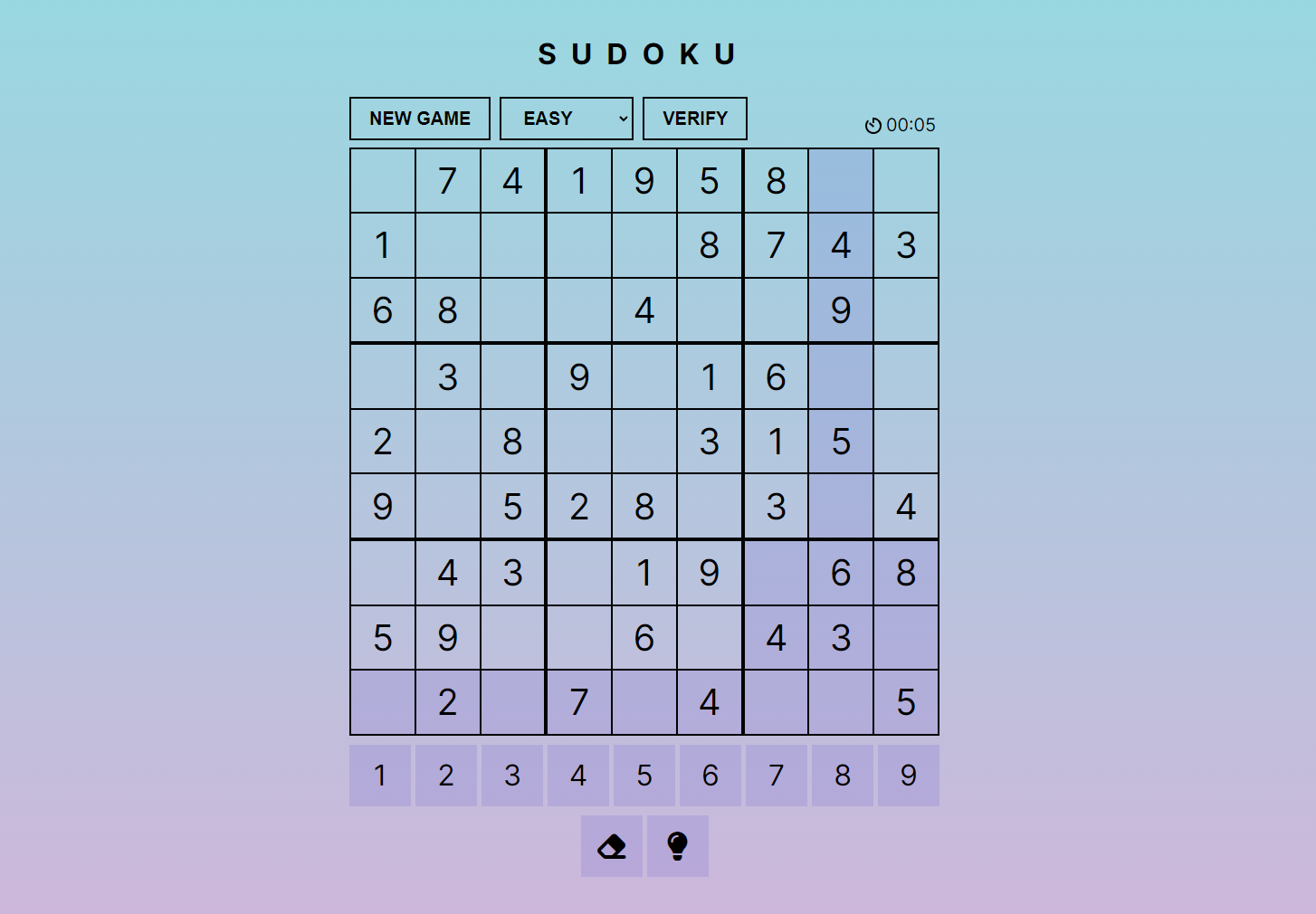Un Sudoku de plus sur le web !